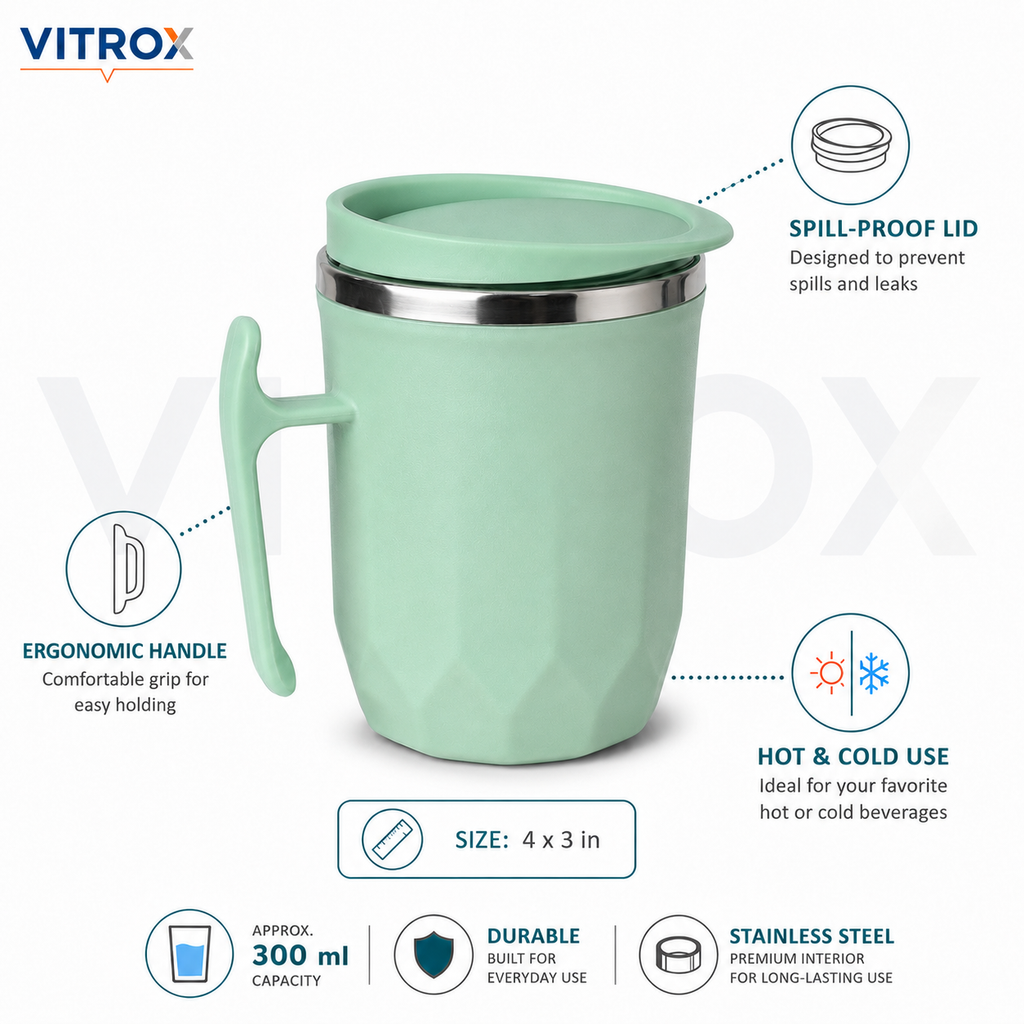 Hot & Cold Insulated Coffee Mug