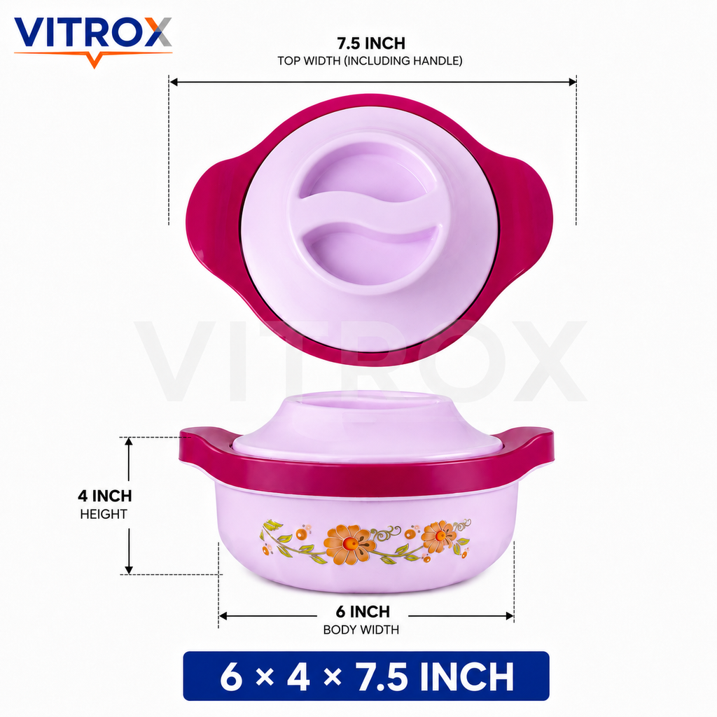 Insulated Stainless Steel Casserole – 800 ml