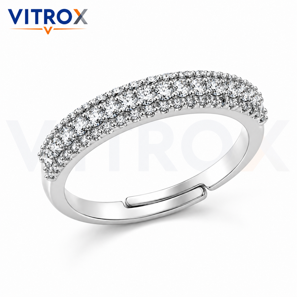 Silver-Tone Adjustable Ring for Adults&nbsp;