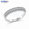 Silver-Tone Adjustable Ring for Adults&nbsp;