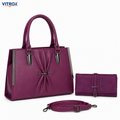 Elegant Plum Purple Ladies Sling Bag with Matching Hand Purse
