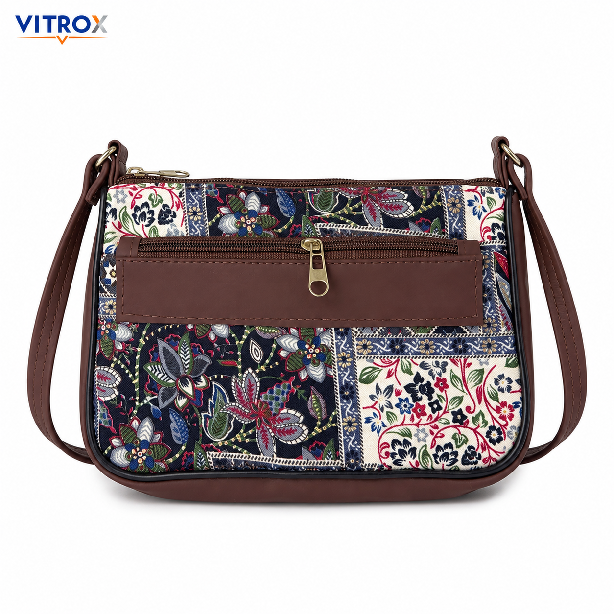 Printed Sling Bag for Women with Adjustable Shoulder Strap