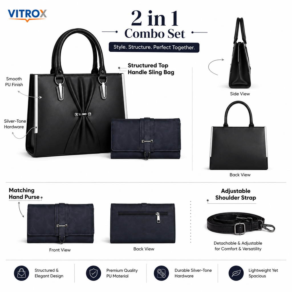 Ladies Sling Bag &amp; Hand Purse Combo