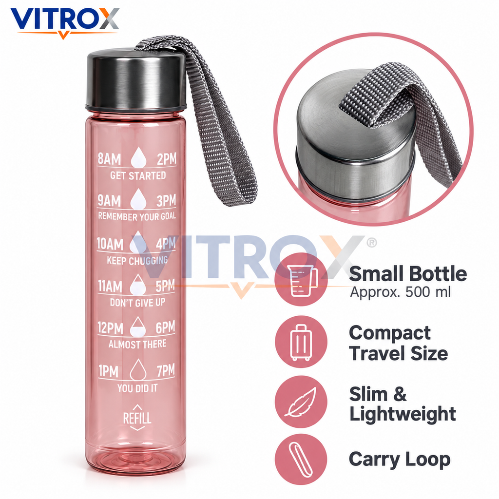 3-Piece Motivational Water Bottle Set