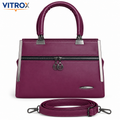 Elegant Structured Handbag for Women with Adjustable Strap