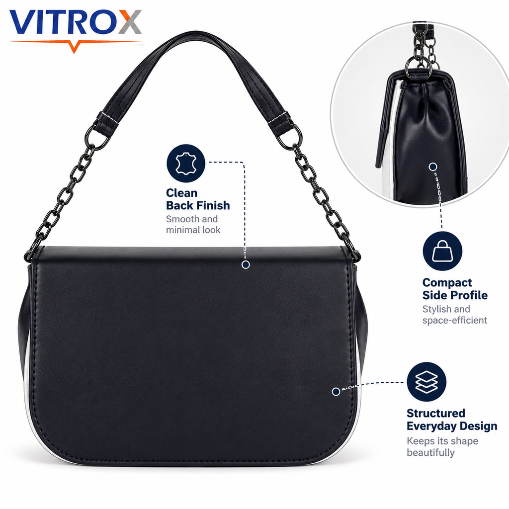 Women’s Two-Tone Shoulder Handbag