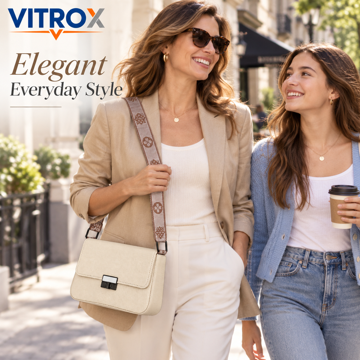 Women’s Textured Crossbody Shoulder Bag