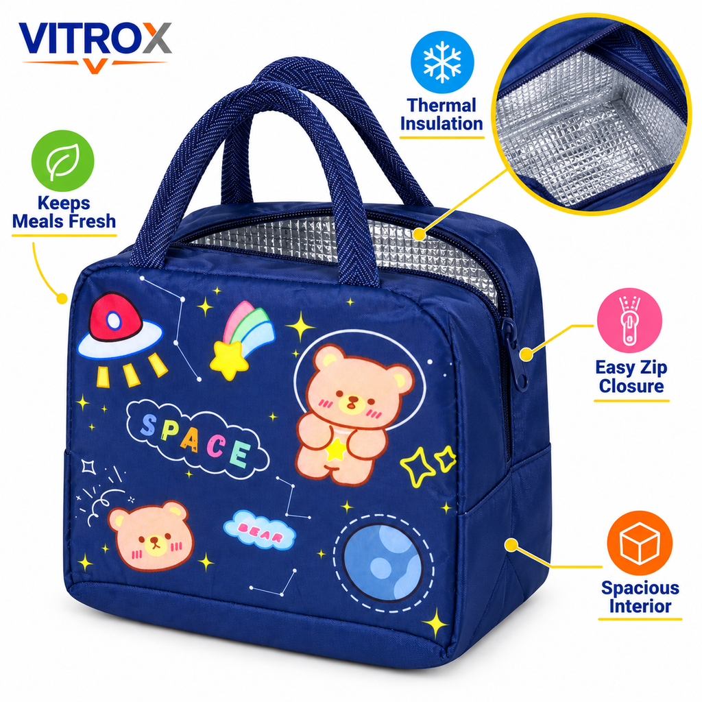 Insulated Lunch Bag for Kids & Office Use