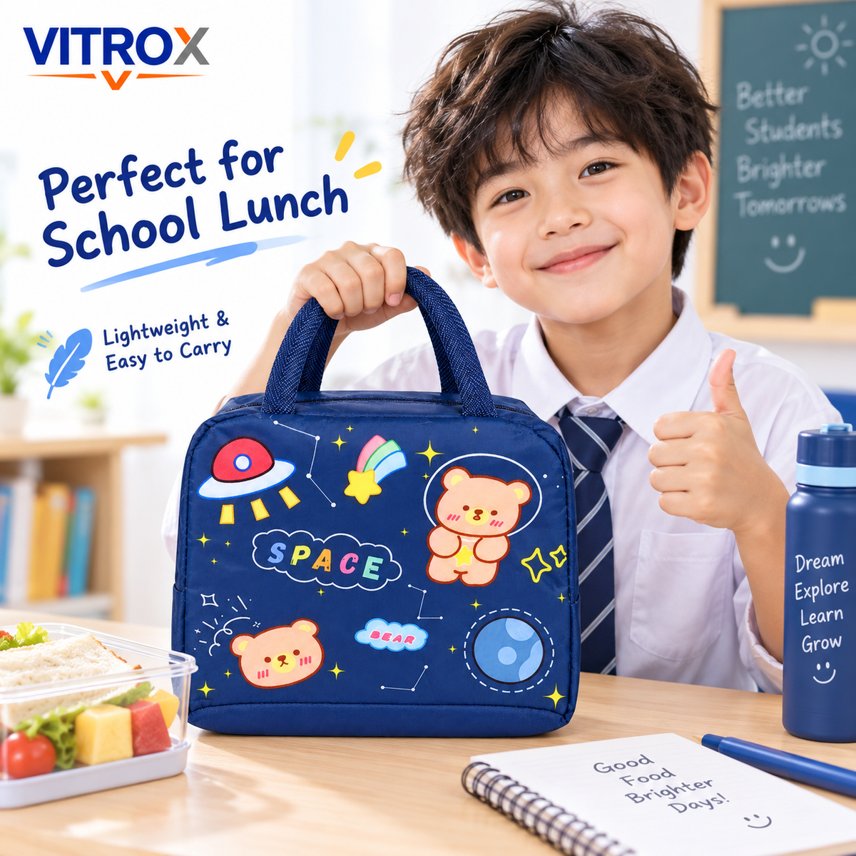 Insulated Lunch Bag for Kids & Office Use