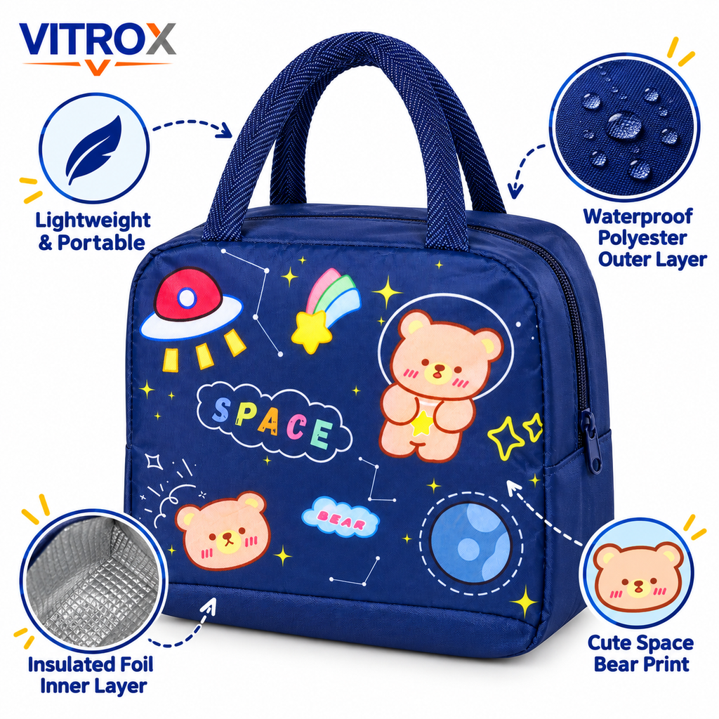 Insulated Lunch Bag for Kids & Office Use