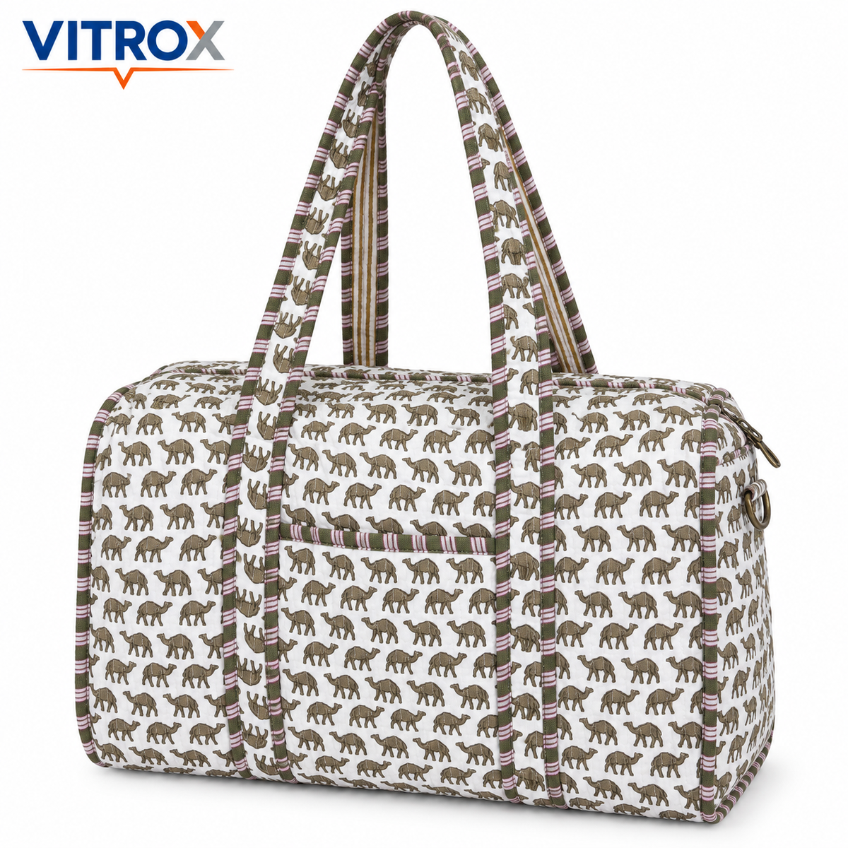 Women’s & Duffel Bag with Long Handles & Adjustable Shoulder Strap