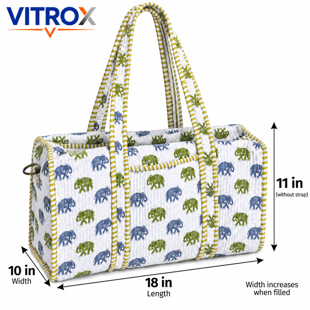 Utility Shoulder Bag with Adjustable Strap