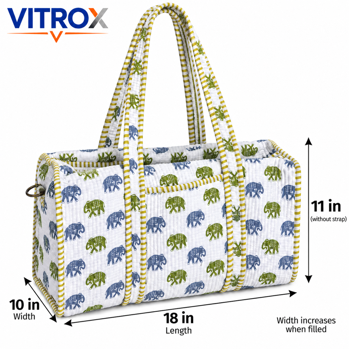 Utility Shoulder Bag with Adjustable Strap