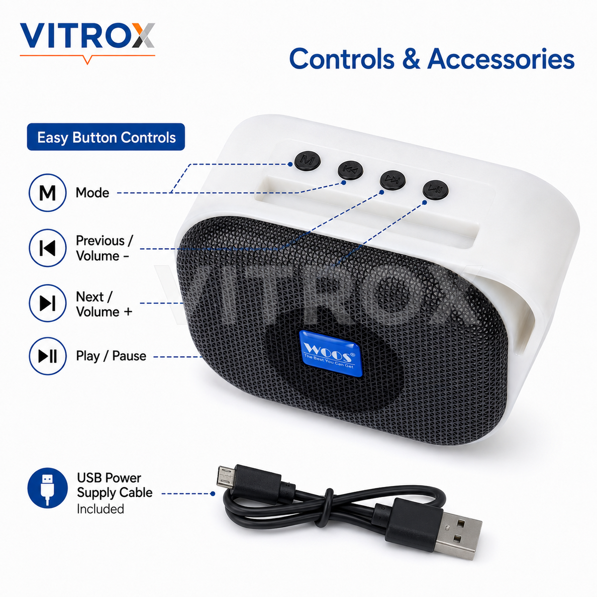 Portable BT Wireless Speaker with LED Colorful Light