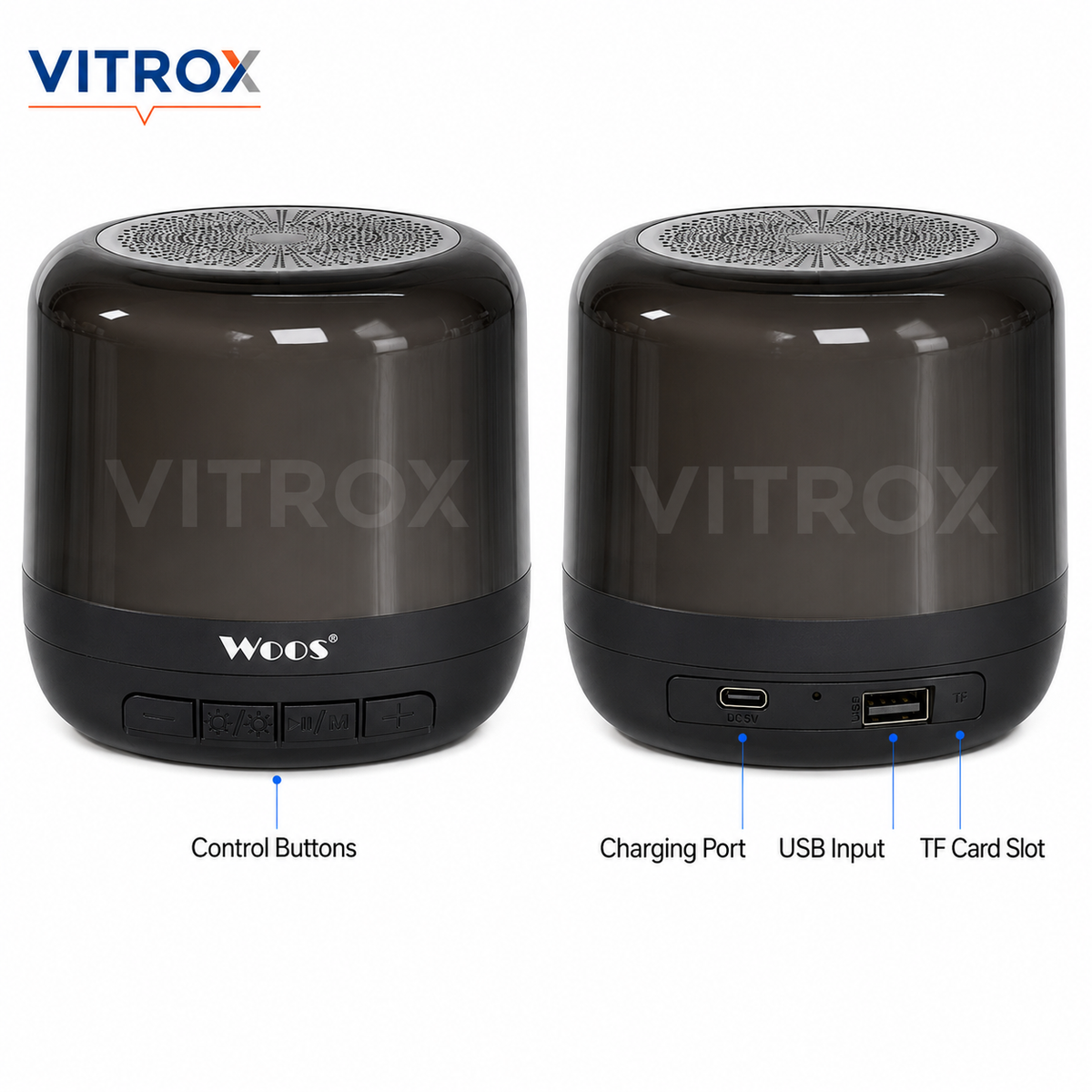 Portable BT Wireless Speaker with RGB Lighting