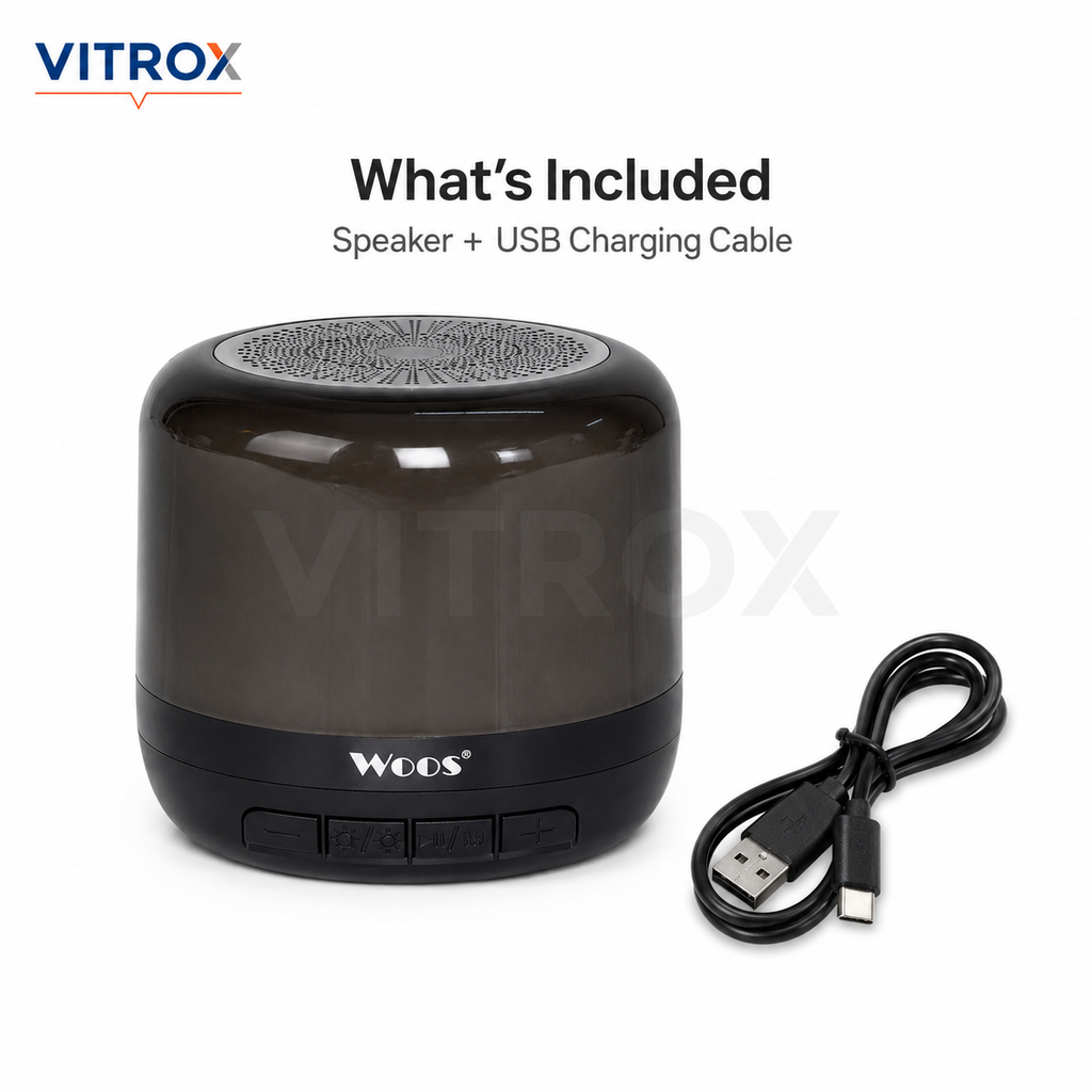 Portable BT Wireless Speaker with RGB Lighting