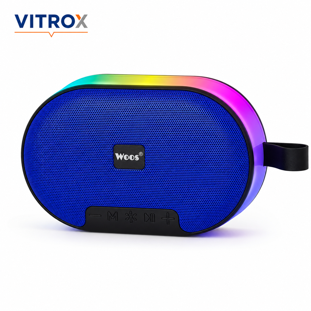 Portable BT Wireless Speaker with RGB Lighting