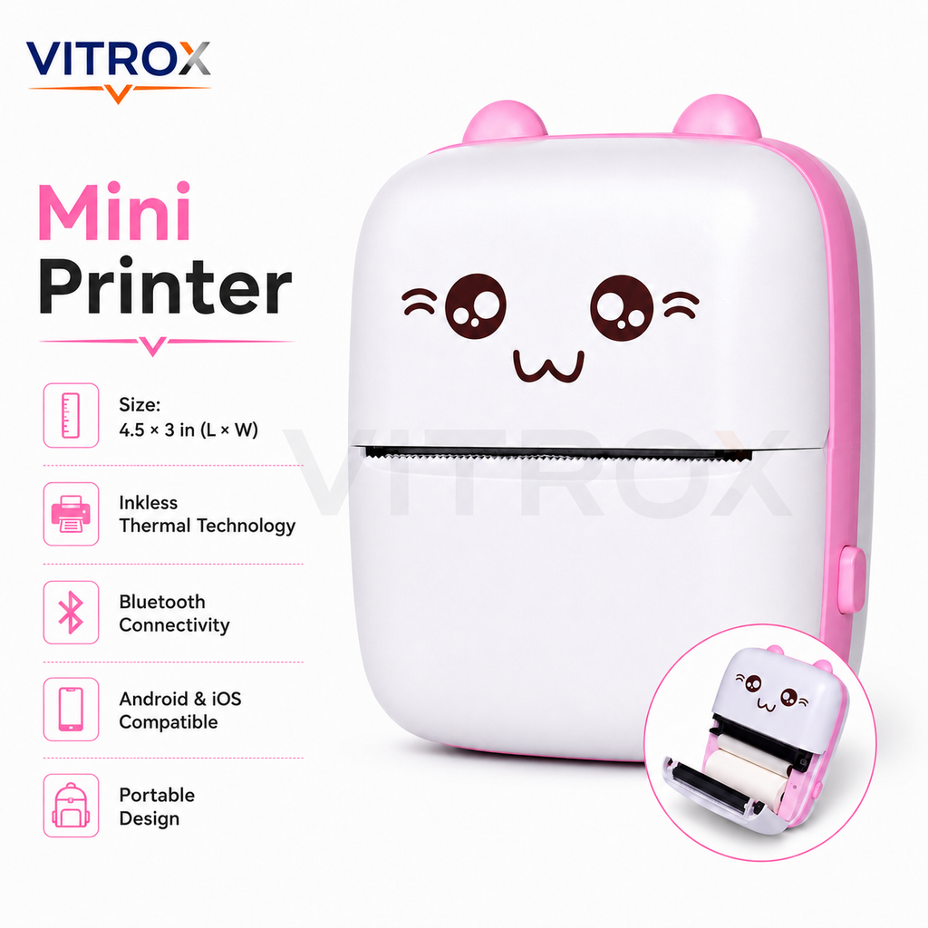 Cute Mini Bluetooth Thermal Printer