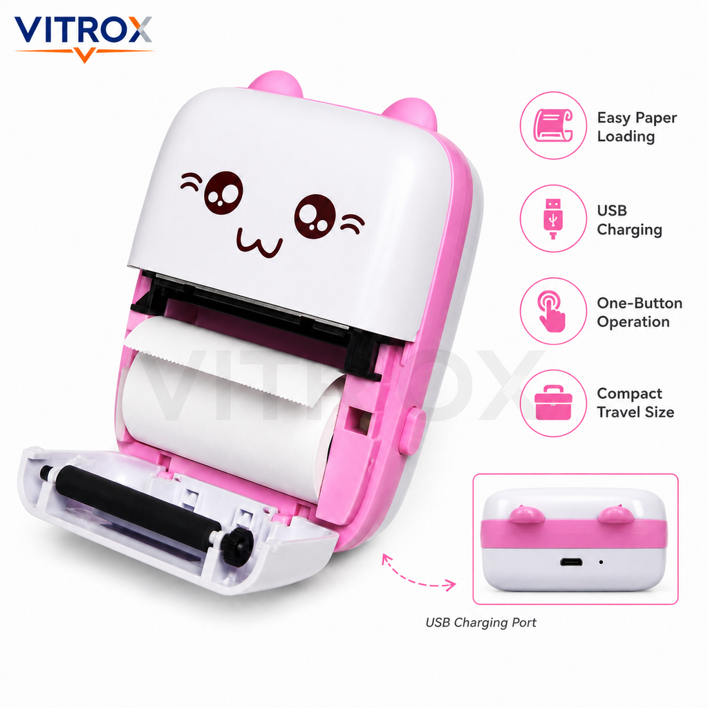 Cute Mini Bluetooth Thermal Printer