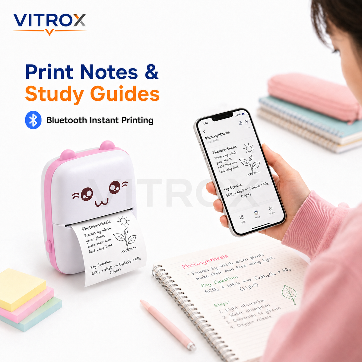 Cute Mini Bluetooth Thermal Printer