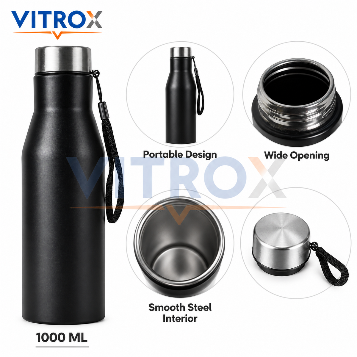 1000ml Stainless Steel Water Bottle