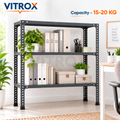 VITROX Slotted Angle Storage Rack 3 Tier