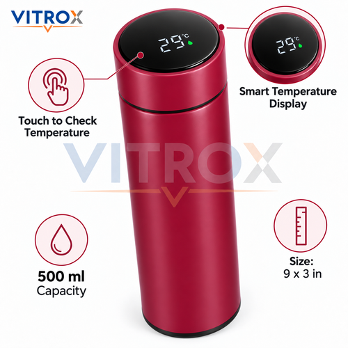 500ML Smart Temperature Display Vacuum Flask