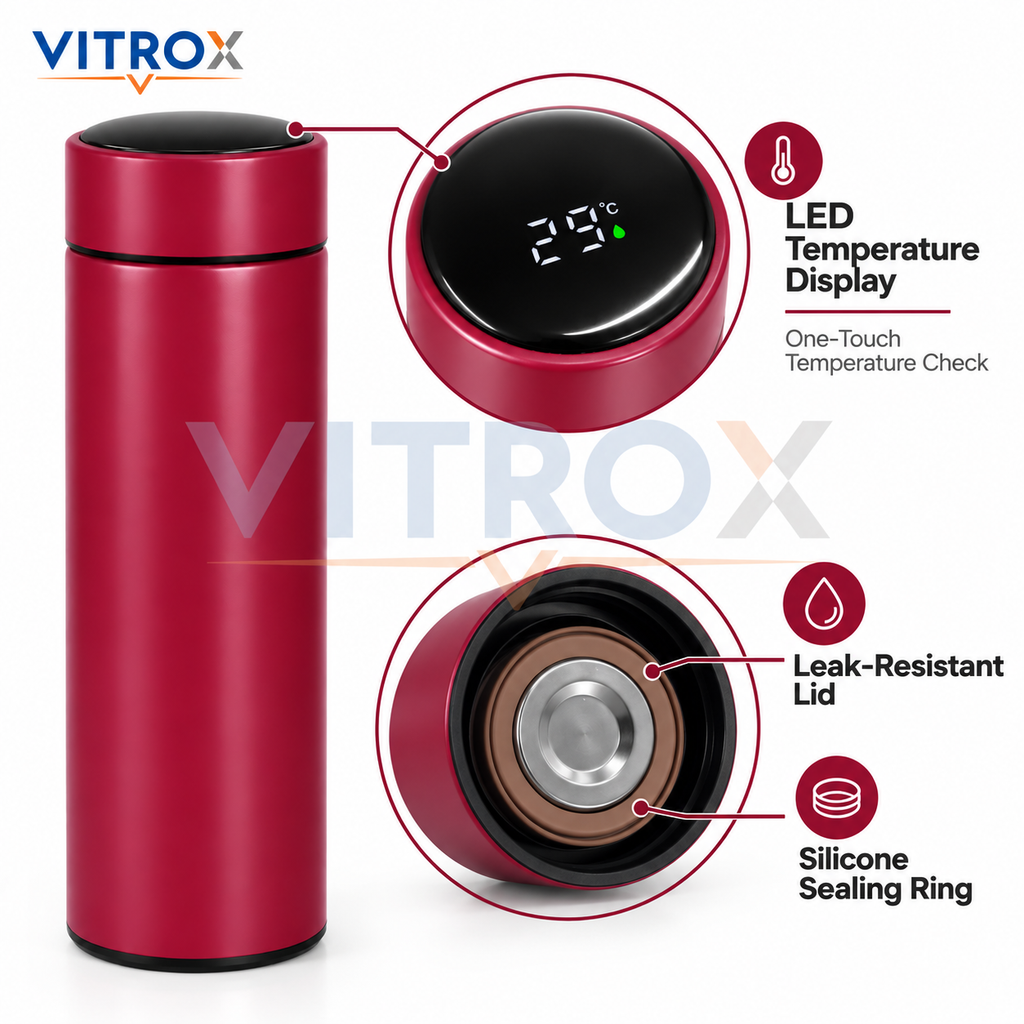 500ML Smart Temperature Display Vacuum Flask