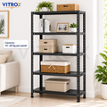VITROX Slotted Angle Storage Rack 5 Tier – 72 x 36 x 12 Inch