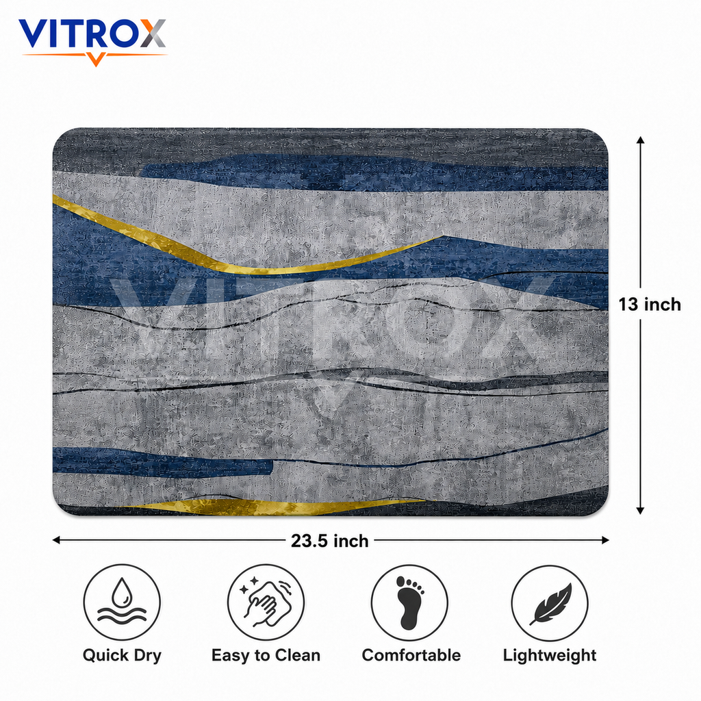 Printed Floor Mat with Anti-Slip Backing