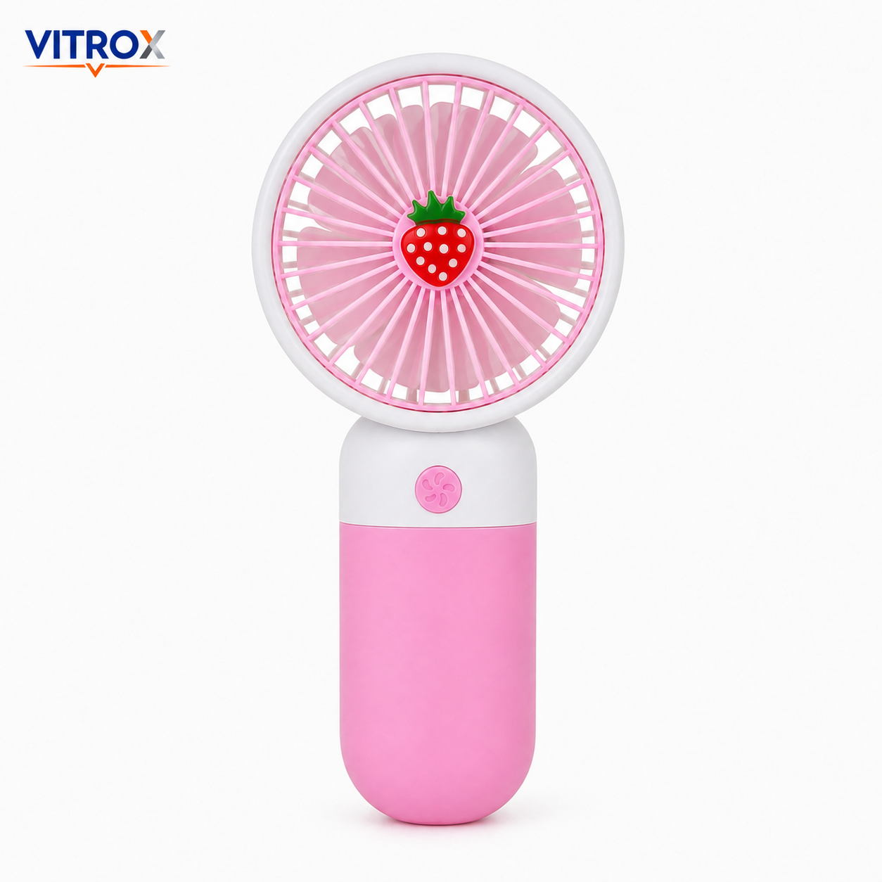 Mini USB Rechargeable Handheld Fan with Detachable Desktop Base