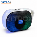 Portable BT Wireless Speaker with LED Colorful Light