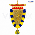 Vitrox Handmade Traditional Nettipattam Wall Hanging Décor – Single Side Design for Home & Pooja Room
