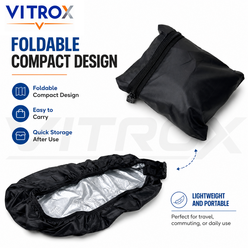 VITROX Waterproof Backpack Rain Cover with Silver-Coated Lining